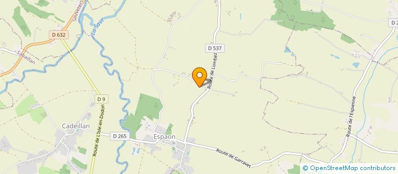 localisation de l'entreprise MONSIEUR MATHIEU MORSELLI  ESPAON