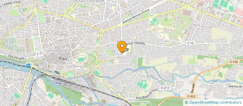 localisation de l'entreprise MONSIEUR MATHIEU MOTTEZ à PAU
