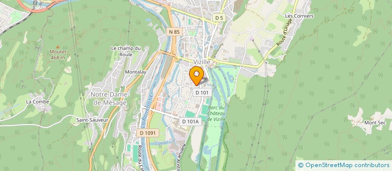 localisation de l'entreprise MONSIEUR MATHIEU MOUNICOU LOUSTAU à VIZILLE