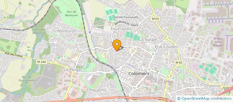 localisation de l'entreprise MONSIEUR MATHIEU MOUREU à COLOMIERS