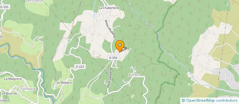 localisation de l'entreprise MONSIEUR MATHIEU MOURGUES  AILHON