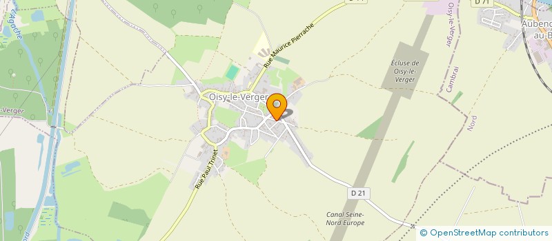 localisation de l'entreprise MONSIEUR MATHIEU MOUVIER  OISY-LE-VERGER