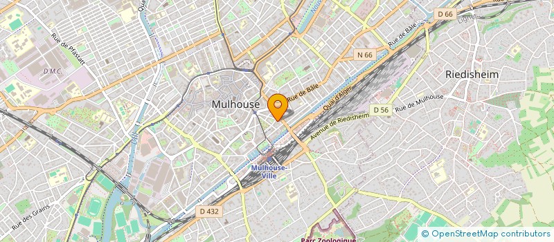 localisation de l'entreprise MONSIEUR MATHIEU MOUYSSET  MULHOUSE