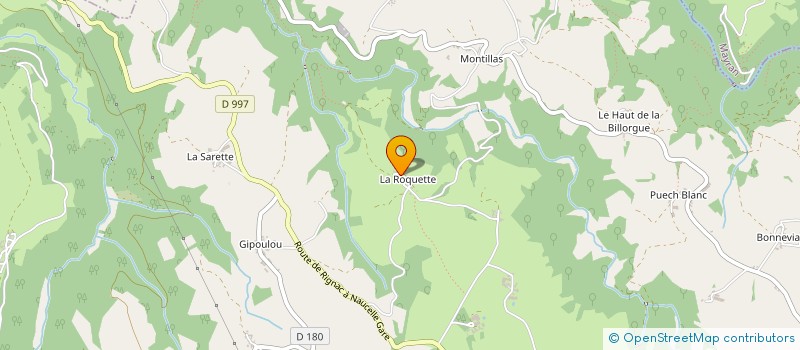 localisation de l'entreprise MONSIEUR MATHIEU MOYENIN  RIEUPEYROUX