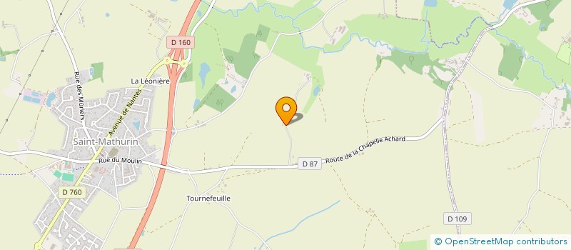 localisation de l'entreprise MONSIEUR MATHIEU MOYON  SAINT-MATHURIN