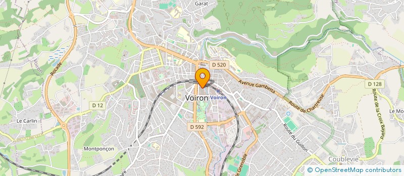 localisation de l'entreprise MONSIEUR MATHIEU MULLER à VOIRON