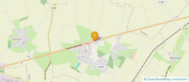 localisation de l'entreprise MONSIEUR MATHIEU MULLER  VALINES