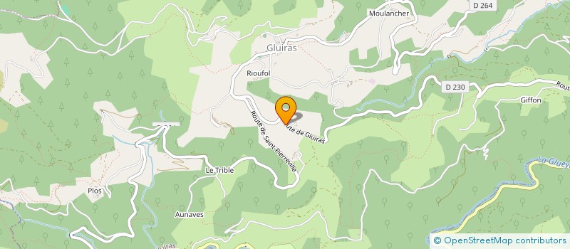 localisation de l'entreprise MONSIEUR MATHIEU MUNIER  GLUIRAS