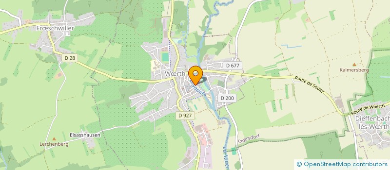 localisation de l'entreprise MONSIEUR MATHIEU MUNZING  LANGENSOULTZBACH