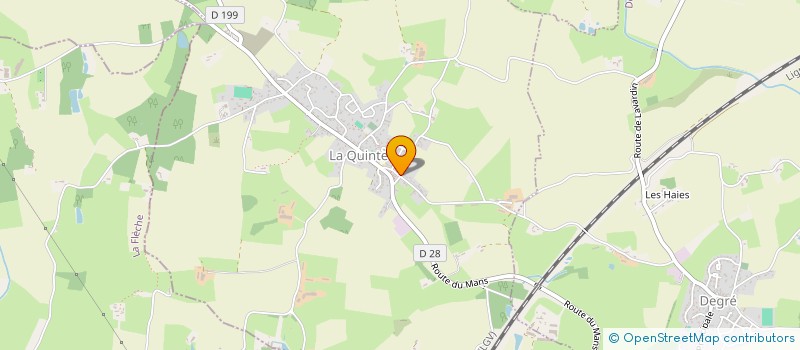 localisation de l'entreprise MONSIEUR MATHIEU MURAIL  LA QUINTE