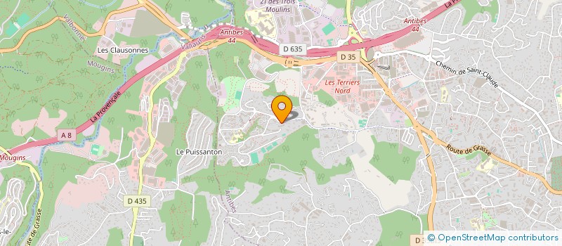 localisation de l'entreprise MONSIEUR MATHIEU NAJAR à ANTIBES