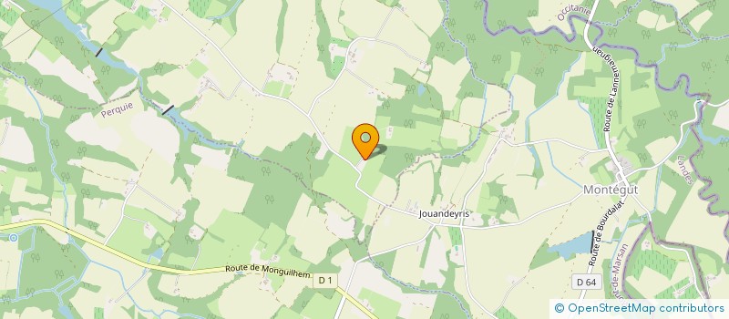 localisation de l'entreprise MONSIEUR MATHIEU NEGRE  ARTHEZ-D'ARMAGNAC