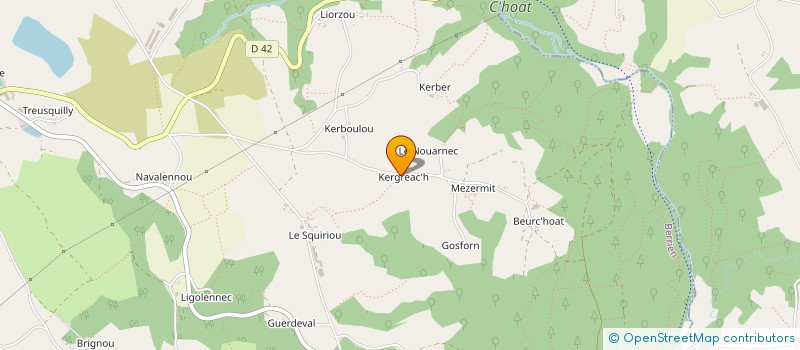 localisation de l'entreprise MONSIEUR MATHIEU NENEZ  BERRIEN