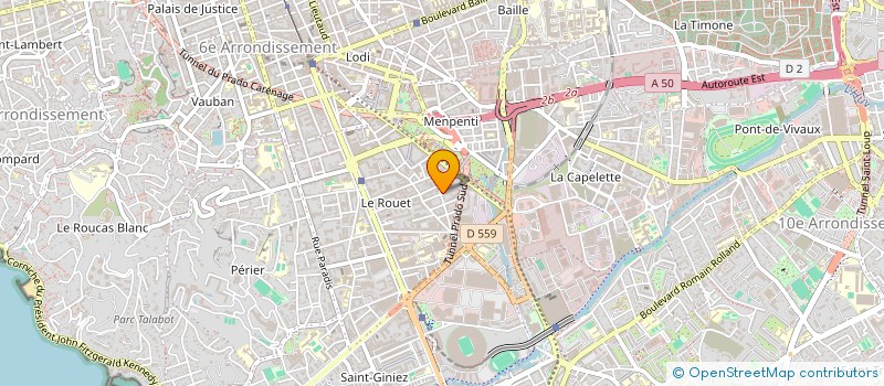 localisation de l'entreprise MONSIEUR MATHIEU NICOLAS à MARSEILLE 8EME