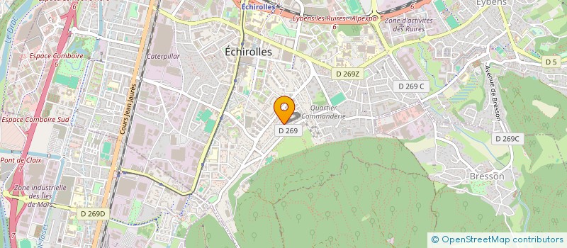 localisation de l'entreprise MONSIEUR MATHIEU NIGRI à ECHIROLLES