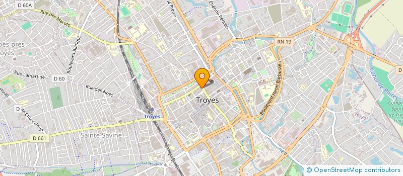 localisation de l'entreprise MONSIEUR MATHIEU NOBLET PEUTAT à TROYES