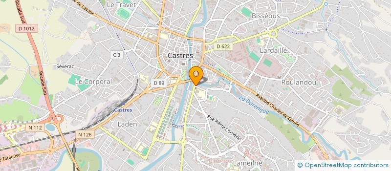 localisation de l'entreprise MONSIEUR MATHIEU NOCAUDIE  CASTRES