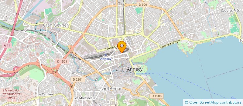 localisation de l'entreprise MONSIEUR MATHIEU NOIRAY à ANNECY