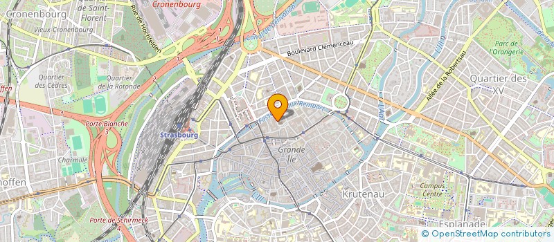 localisation de l'entreprise MONSIEUR MATHIEU NOMBRET à STRASBOURG