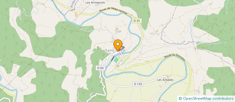 localisation de l'entreprise MONSIEUR MATHIEU NOUGUIER à SAINT-IZAIRE