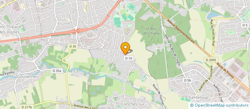 localisation de l'entreprise MONSIEUR MATHIEU NSIMBA MASAMBA  CONCHES-SUR-GONDOIRE