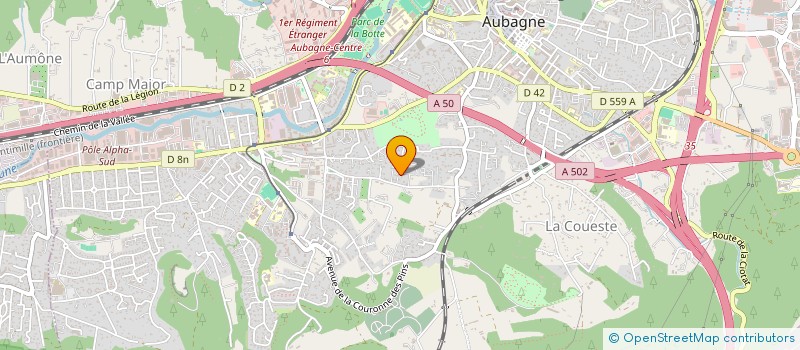localisation de l'entreprise MONSIEUR MATHIEU OCHOA à AUBAGNE