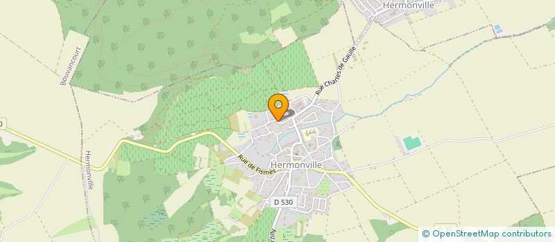 localisation de l'entreprise MONSIEUR MATHIEU ODELOT  HERMONVILLE