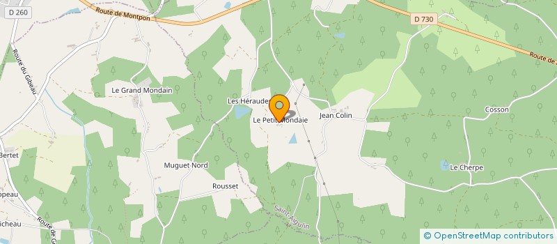 localisation de l'entreprise MONSIEUR MATHIEU ODOT à SAINT-AIGULIN