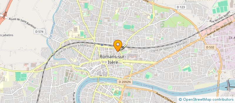 localisation de l'entreprise MONSIEUR MATHIEU OLLEON à ROMANS-SUR-ISERE