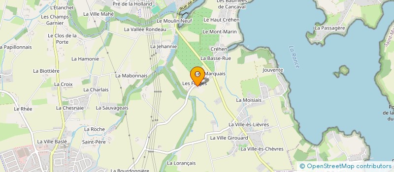 localisation de l'entreprise MONSIEUR MATHIEU OLLIVIER  PLEURTUIT