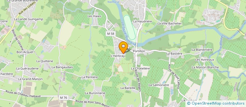 localisation de l'entreprise MONSIEUR MATHIEU OLMOS  VERTOU