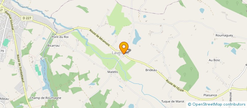 localisation de l'entreprise MONSIEUR MATHIEU OSSARD  EYMET