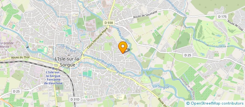 localisation de l'entreprise MONSIEUR MATHIEU OTTAVIANI  L'ISLE-SUR-LA-SORGUE