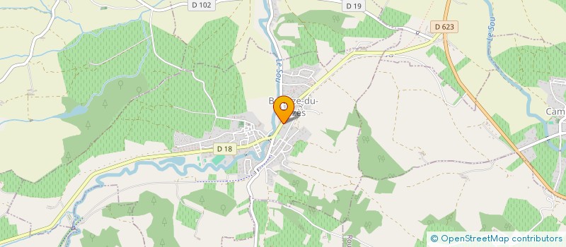 localisation de l'entreprise MONSIEUR MATHIEU PADE  BELVEZE-DU-RAZES