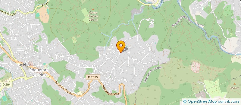 localisation de l'entreprise MONSIEUR MATHIEU PADOVANI  ROQUEFORT-LES-PINS