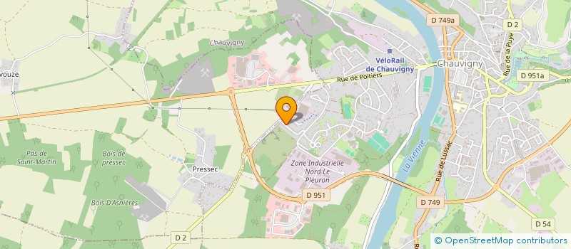localisation de l'entreprise MONSIEUR MATHIEU PAGANELLI à CHAUVIGNY