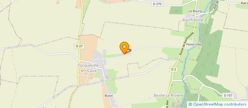 localisation de l'entreprise MONSIEUR MATHIEU PAILLARD  TOCQUEVILLE-EN-CAUX