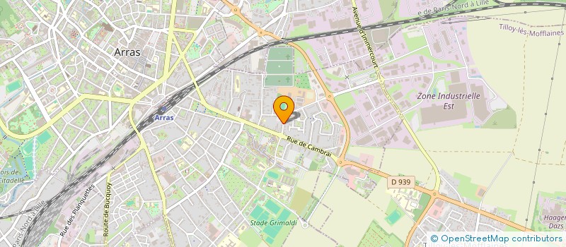 localisation de l'entreprise MONSIEUR MATHIEU PAILLART à ARRAS