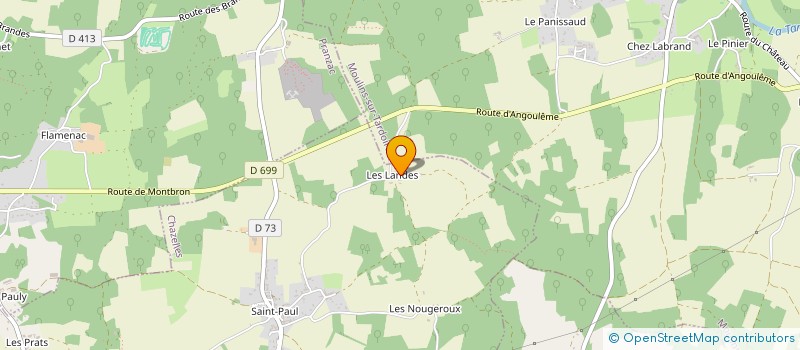 localisation de l'entreprise MONSIEUR MATHIEU PAILLE à CHAZELLES