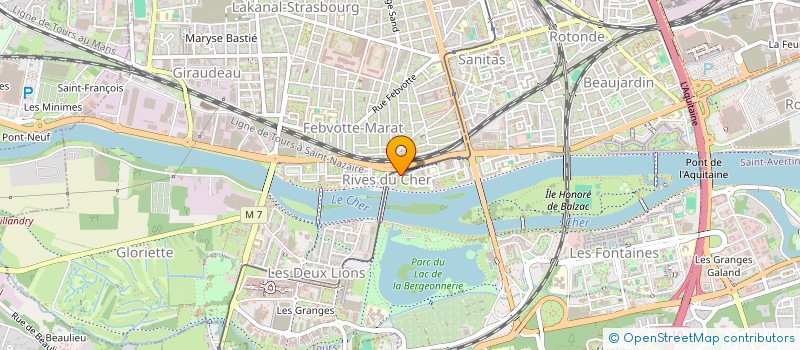 localisation de l'entreprise MONSIEUR MATHIEU PALHETA à TOURS