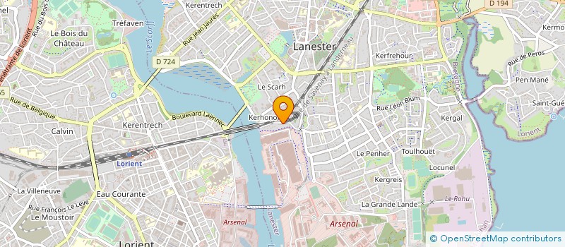 localisation de l'entreprise MONSIEUR MATHIEU PANTE  LANESTER