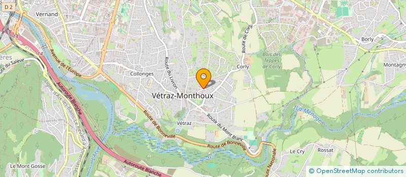 localisation de l'entreprise MONSIEUR MATHIEU PANZA  VETRAZ-MONTHOUX