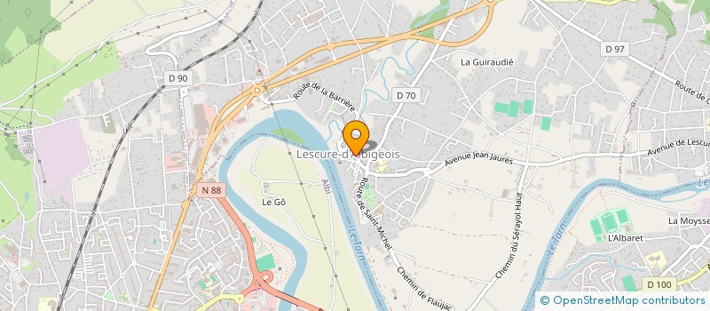 localisation de l'entreprise MONSIEUR MATHIEU PAPAIX à LESCURE-D'ALBIGEOIS