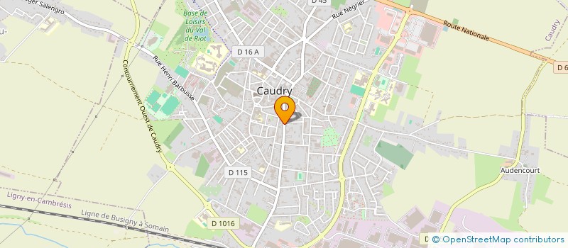 localisation de l'entreprise MONSIEUR MATHIEU PARFAIT  CAUDRY