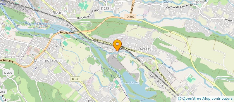 localisation de l'entreprise MONSIEUR MATHIEU PASQUET DIT BERDOT à PAU