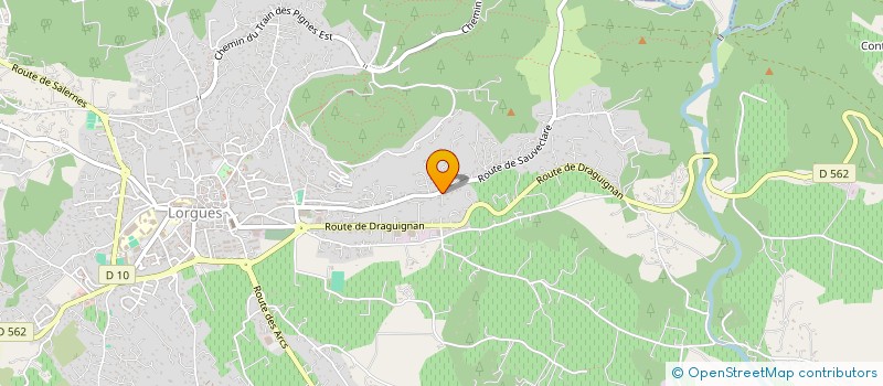 localisation de l'entreprise MONSIEUR MATHIEU PASQUIER  LORGUES