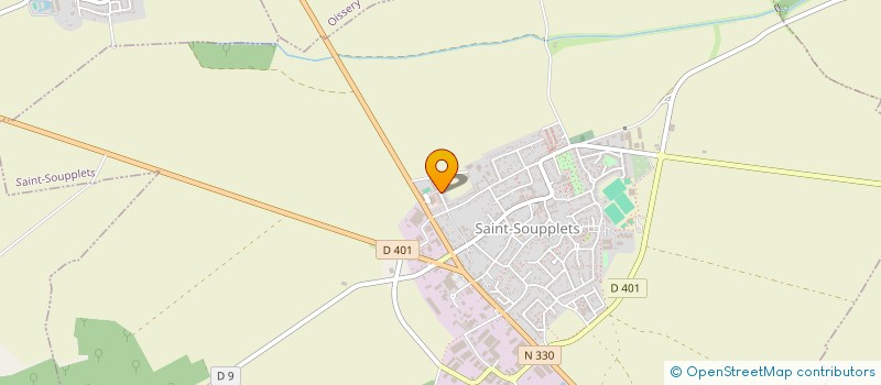 localisation de l'entreprise MONSIEUR MATHIEU PASSE  SAINT-SOUPPLETS