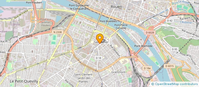 localisation de l'entreprise MONSIEUR MATHIEU PATRICE  ROUEN