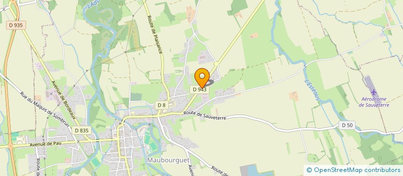 localisation de l'entreprise MONSIEUR MATHIEU PAUTHIER  MAUBOURGUET