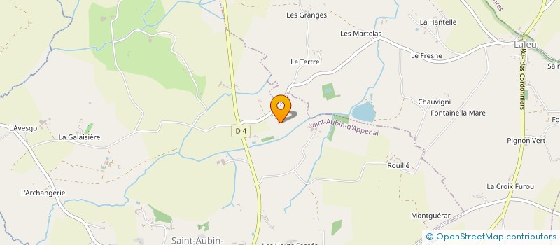 localisation de l'entreprise MONSIEUR MATHIEU PAVE à SAINT-AUBIN-D'APPENAI